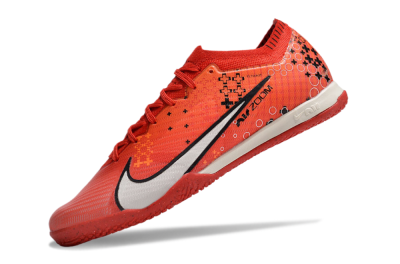 Men's Nike Air Zoom Mercurial Vapor 15 Elite IC Indoor & Futsal Low-Tops Football Shoes - Red/White/Black