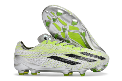 Men's Adidas X Crazyfast+ Strung FG Firm Ground Low-Tops Football Boots - Yellow/White/Black