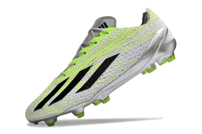 Men's Adidas X Crazyfast+ Strung FG Firm Ground Low-Tops Football Boots - Yellow/White/Black