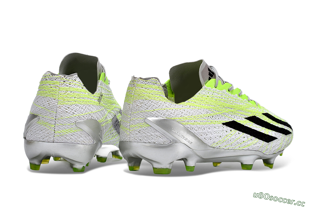 Men's Adidas X Crazyfast+ Strung FG Firm Ground Low-Tops Football Boots - Yellow/White/Black 6