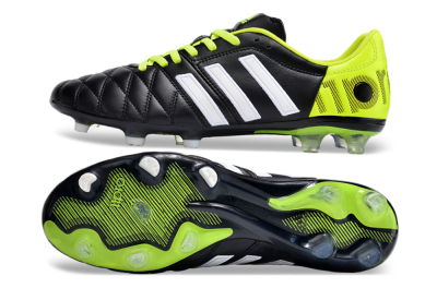 Men's Adidas Adipure11 Pro X PD25 TRX FG Firm Ground Low-Tops Football Boots - Black/White/Yellow