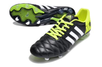 Men's Adidas Adipure11 Pro X PD25 TRX FG Firm Ground Low-Tops Football Boots - Black/White/Yellow