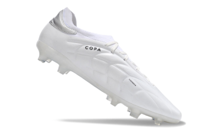 Men's Adidas Copa Pure 2+ FG Firm Ground Low-Tops Football Boots - White/Silver/Black