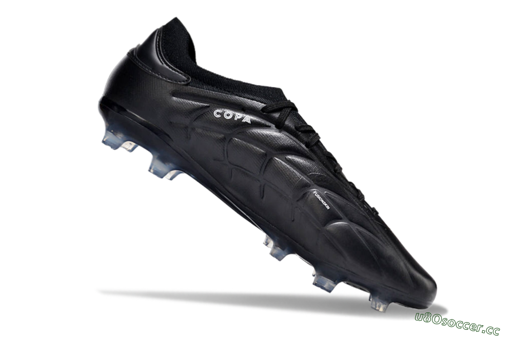 Men's Adidas Copa Pure 2+ FG Firm Ground Low-Tops Football Boots - Black/Silver/White 4