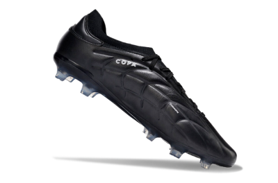 Men's Adidas Copa Pure 2+ FG Firm Ground Low-Tops Football Boots - Black/Silver/White