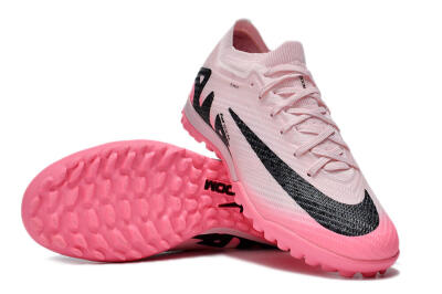 Unisex Nike Air Zoom Mercurial Vapor 15 Elite TF Artificial Turf Low-Tops Football Shoes - Pink/Pink/Black