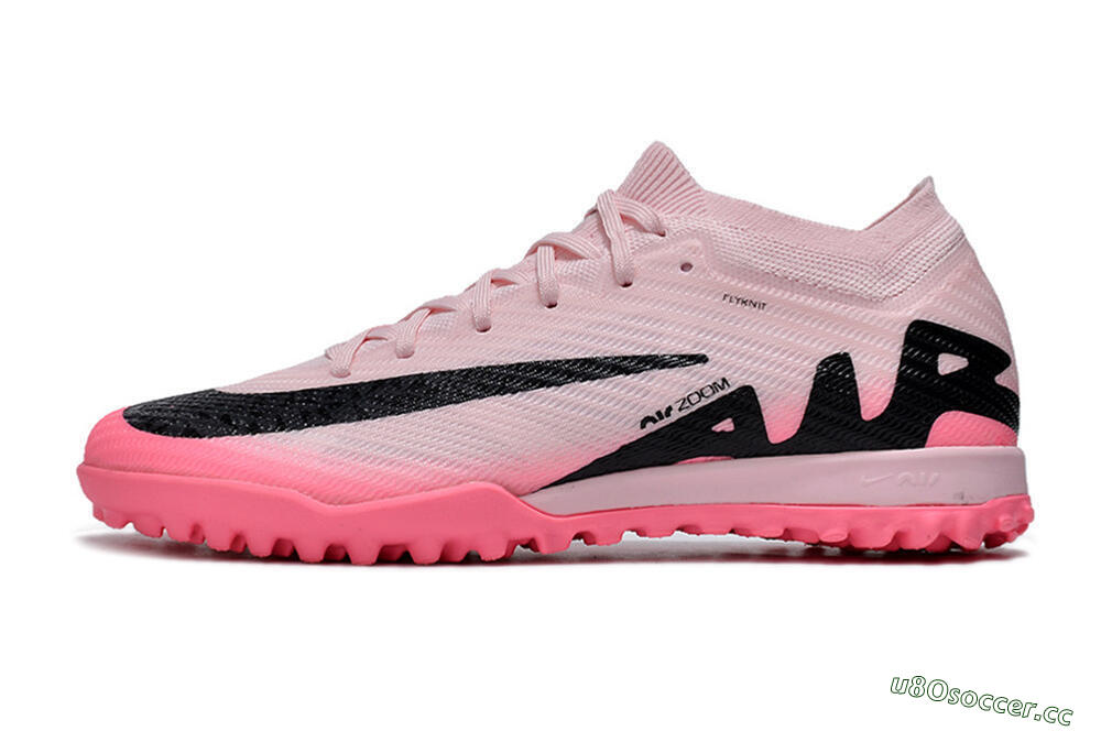 Unisex Nike Air Zoom Mercurial Vapor 15 Elite TF Artificial Turf Low-Tops Football Shoes - Pink/Pink/Black 0