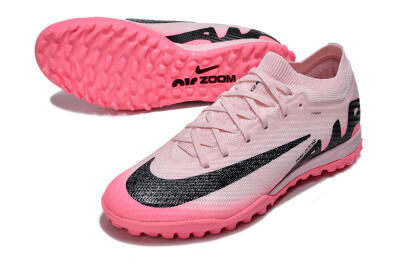Unisex Nike Air Zoom Mercurial Vapor 15 Elite TF Artificial Turf Low-Tops Football Shoes - Pink/Pink/Black