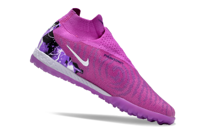 Men's Nike Phantom GX Elite DF Link TF Artificial Turf High-Tops Football Shoes - Purple/Black/White