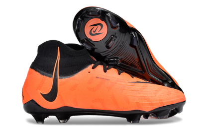 Men's Nike Phantom Luna Elite FG Firm Ground High-Tops Football Boots - Orange/Black