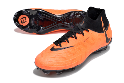 Men's Nike Phantom Luna Elite FG Firm Ground High-Tops Football Boots - Orange/Black