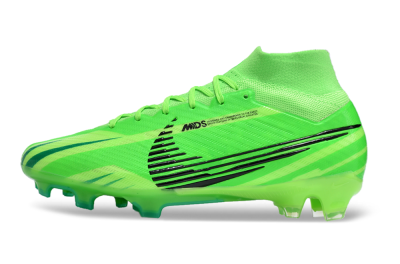 Men's Nike Air Zoom Mercurial Superfly 9 Elite FG Firm Ground High-Tops Football Boots - Green/Black