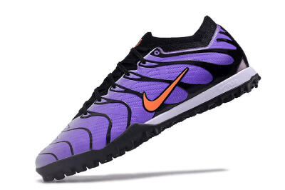 Men's Nike Air Zoom Mercurial Vapor 15 Elite TF Artificial Turf Low-Tops Football Shoes - Purple/Black/Orange