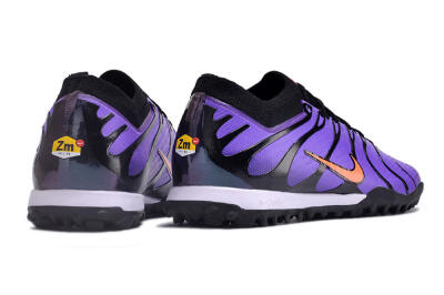 Men's Nike Air Zoom Mercurial Vapor 15 Elite TF Artificial Turf Low-Tops Football Shoes - Purple/Black/Orange