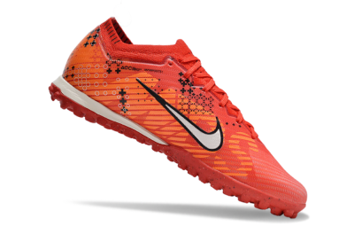 Unisex Nike Air Zoom Mercurial Vapor 15 Elite TF Artificial Turf Low-Tops Football Shoes - Red/White/Black