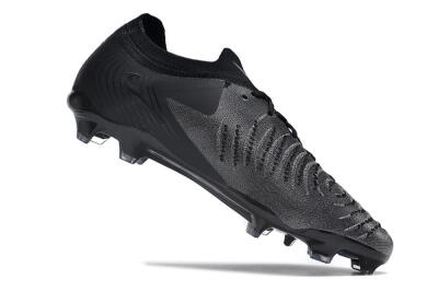 Men's Nike Phantom Luna Elite Low FG Firm Ground Low-Tops Football Boots - Grey/Black/White