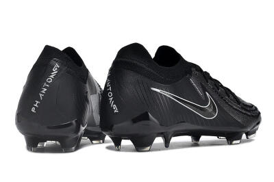 Men's Nike Phantom Luna Elite Low FG Firm Ground Low-Tops Football Boots - Grey/Black/White