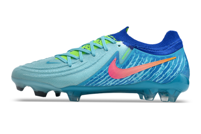Men's Nike Phantom Luna Elite FG Firm Ground Low-Tops Football Boots - Green/Pink/Orange