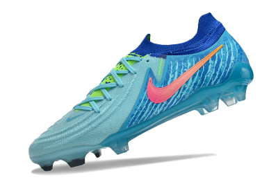 Men's Nike Phantom Luna Elite FG Firm Ground Low-Tops Football Boots - Green/Pink/Orange