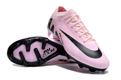 Men's Nike Air Zoom Mercurial Vapor 15 Elite FG Firm Ground Low-Tops Football Boots - Pink/Black