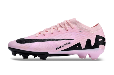 Men's Nike Air Zoom Mercurial Vapor 15 Elite FG Firm Ground Low-Tops Football Boots - Pink/Black