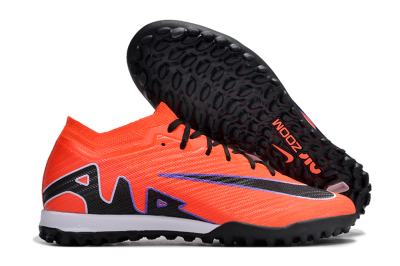 Unisex Nike Air Zoom Mercurial Vapor 15 Elite TF Artificial Turf Low-Tops Football Shoes - Red/Purple/Black