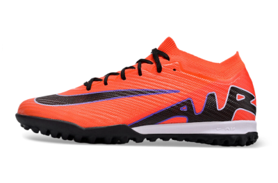 Unisex Nike Air Zoom Mercurial Vapor 15 Elite TF Artificial Turf Low-Tops Football Shoes - Red/Purple/Black