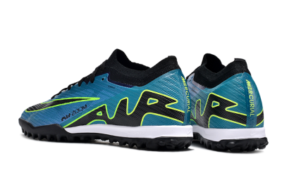 Unisex Nike Air Zoom Mercurial Vapor 15 Elite TF Artificial Turf Low-Tops Football Shoes - Blue/Yellow/Black