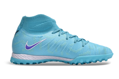Unisex Nike Phantom Luna 2 Elite TF Artificial Turf High-Tops Football Shoes - Jade/Purple/Black/White