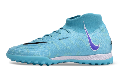 Unisex Nike Phantom Luna 2 Elite TF Artificial Turf High-Tops Football Shoes - Jade/Purple/Black/White