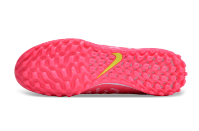 Unisex Nike Phantom Luna 2 Elite TF Artificial Turf High-Tops Football Shoes - Pink/Silver/White