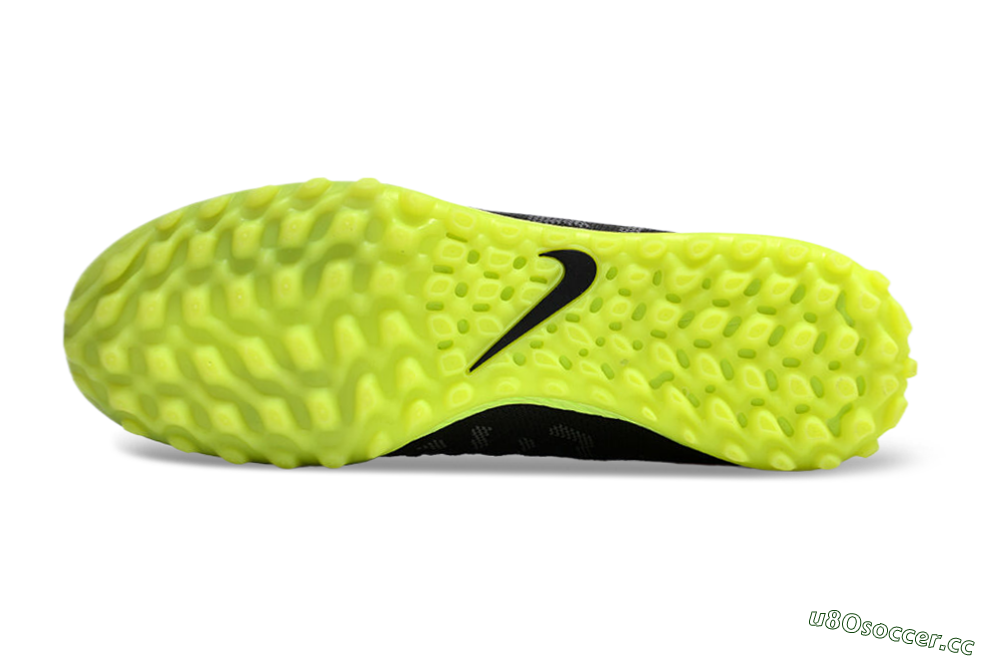 Unisex Nike Phantom Luna 2 Elite TF Artificial Turf High-Tops Football Shoes - Black/Yellow/Pink 7