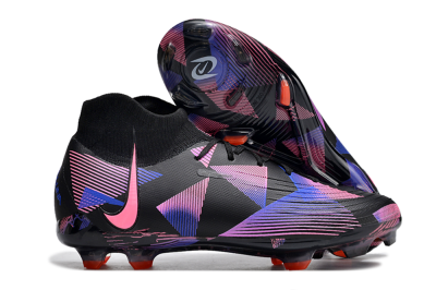 Men's Nike Phantom Luna Elite FG Firm Ground High-Tops Football Boots - Black/Pink/Blue/Orange