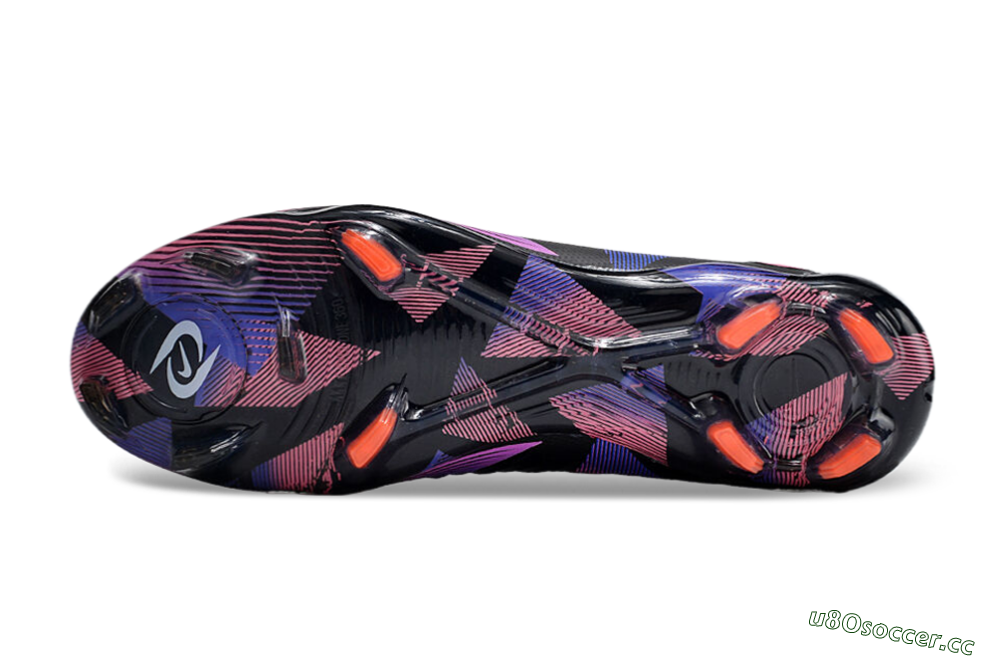 Men's Nike Phantom Luna Elite FG Firm Ground High-Tops Football Boots - Black/Pink/Blue/Orange 7