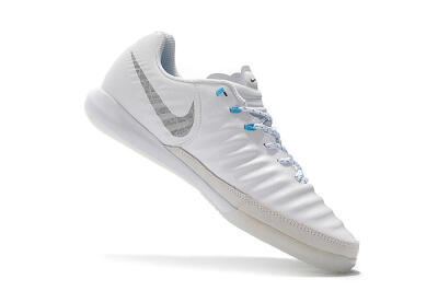 Men's Nike TiempoX Finale IC Indoor & Futsal Low-Tops Football Shoes - White/Grey/Black