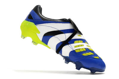 Men's Adidas Predator Accelerator Electricity FG Firm Ground Low-Tops Football Boots - Blue/White/Yellow