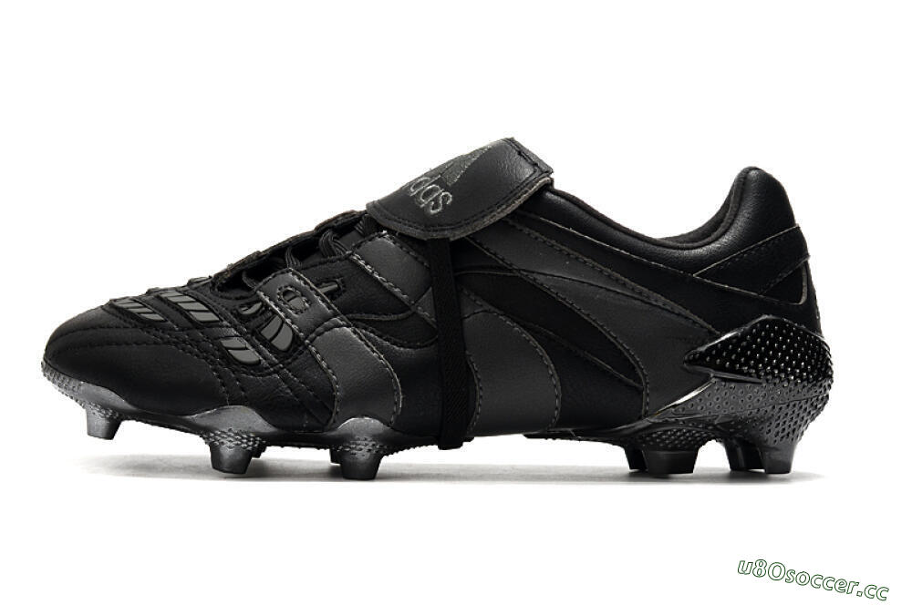 Men's Adidas Predator Accelerator Electricity FG Firm Ground Low-Tops Football Boots - Black/Grey/Gold 0