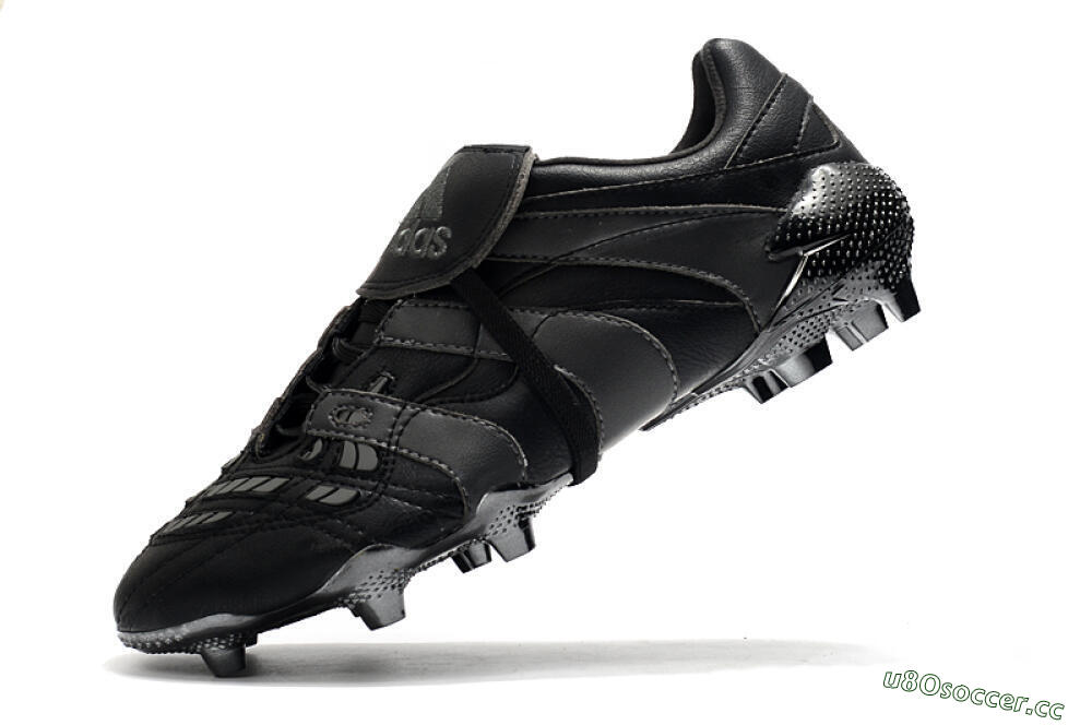 Men's Adidas Predator Accelerator Electricity FG Firm Ground Low-Tops Football Boots - Black/Grey/Gold 5