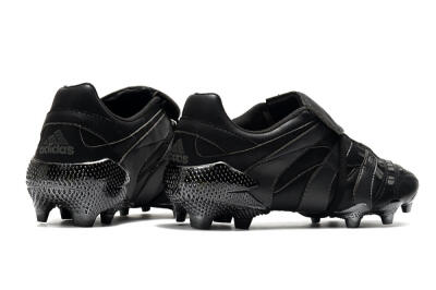 Men's Adidas Predator Accelerator Electricity FG Firm Ground Low-Tops Football Boots - Black/Grey/Gold