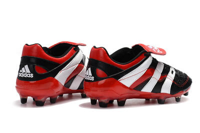 Men's Adidas Predator Accelerator Electricity FG Firm Ground Low-Tops Football Boots - Black/Red/White