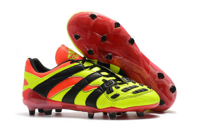Men's Adidas Predator Accelerator Electricity FG Firm Ground Low-Tops Football Boots - Yellow/Red/Black