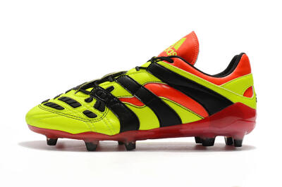 Men's Adidas Predator Accelerator Electricity FG Firm Ground Low-Tops Football Boots - Yellow/Red/Black