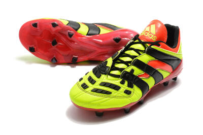 Men's Adidas Predator Accelerator Electricity FG Firm Ground Low-Tops Football Boots - Yellow/Red/Black