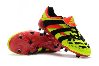 Men's Adidas Predator Accelerator Electricity FG Firm Ground Low-Tops Football Boots - Yellow/Red/Black