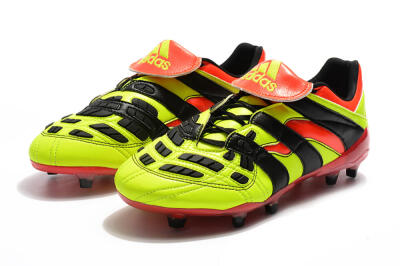 Men's Adidas Predator Accelerator Electricity FG Firm Ground Low-Tops Football Boots - Yellow/Red/Black