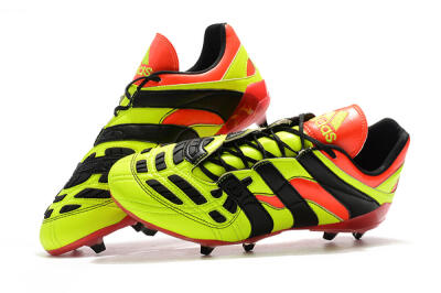 Men's Adidas Predator Accelerator Electricity FG Firm Ground Low-Tops Football Boots - Yellow/Red/Black