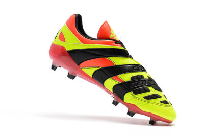 Men's Adidas Predator Accelerator Electricity FG Firm Ground Low-Tops Football Boots - Yellow/Red/Black