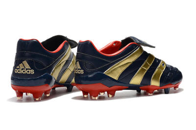 Men's Adidas Predator Accelerator Electricity FG Firm Ground Low-Tops Football Boots - Blue/Gold/Red