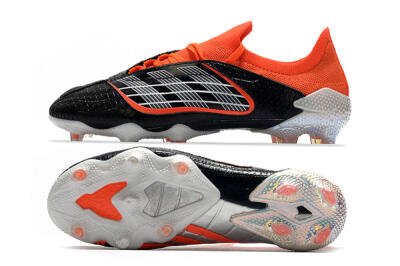 Men's Adidas Predator Archive Limited Edition FG Firm Ground Low-Tops Football Boots - Black/White/Red