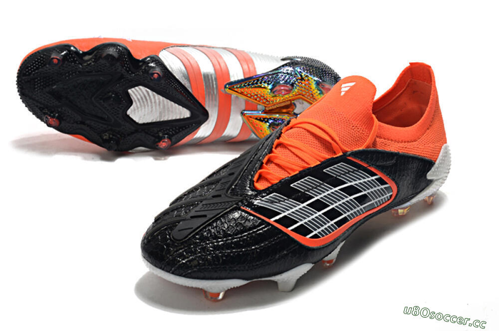 Men's Adidas Predator Archive Limited Edition FG Firm Ground Low-Tops Football Boots - Black/White/Red 3